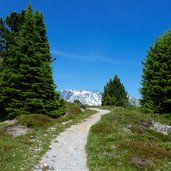 reschen weg zum dreilaenderstein