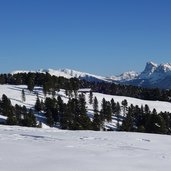 villanderer alm winter blick auf dolomiten fr