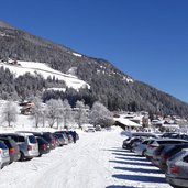 winter ulten kuppelwies parkplatz schwemmalm