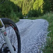 weg zur goeflaner alm bei tafratz mtb route