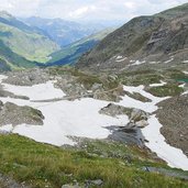 mountainbike tour weg richtung pfelders