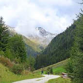 weg im karbachtal mit herbstlandschaft