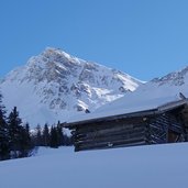 blick auf kalkwandstange winter