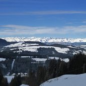 deutschnofen und nonstaler alpen winter
