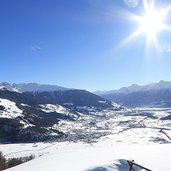 winter aussicht von pramajur auf obervinschgau