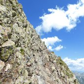 aufstieg auf das sarner weisshorn seilsicherung