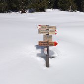 silvestertal winterweg weg nr wegweiser