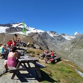 cevedale gletscherblick vor martellerhuette