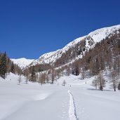 silvestertal winter toblacher hoehenweg bei silvesteralm