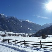 muenstertal richtung muestair schweiz winter