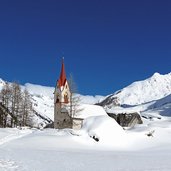 prettau ahrntal winter heilig geist heiliggeist kirche bei kasern