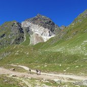 wanderer schneeberg dahinter guertelwand