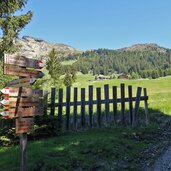 wegweiser bei freundalm