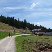 moeltner kaser huette alm wanderer