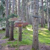 weg nr hafling oberdorf nach st kathrein abzweigung