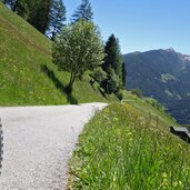 abfahrt telfer almweg richtung obertelfes mtb