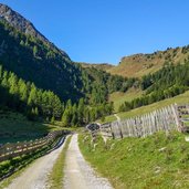 jaufental almen weg zum jaufenhaus