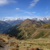 weg bei jaufenpass darunter jaufenpass strasse passeier