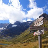 wegweiser bei seebersee