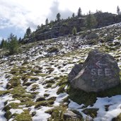 markierung zum seefeldsee