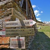 kortscher alm wegweiser