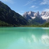 duerrensee lago di landro dahinter monte cristallo fr