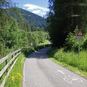 pusterbike radweg bei abzweigung prags