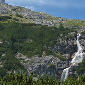 wasserfall im altensteinertal sexten