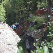 DSC Plimaschlucht Martell Kelle in der Klamm Aussicht Schlucht