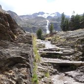 DSC Plimaschlucht Aufstieg Gletscherlehrpfad ober Zufallhuette