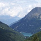 DSC Plimaschlucht Martell Blick Zufrittsee Stausee Ausgangspunkt