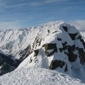 Maurerspitze Skidepot Pfarmbeiljoch Pflersch