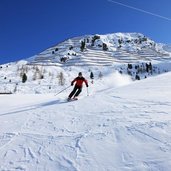 Skigebiet Pfelders Skifahrer
