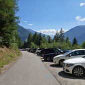 a wanderparkplatz bei berggasthof stallila