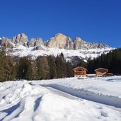 weg nr bei moseralm wiesen winter