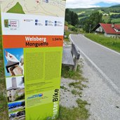 radweg bei welsberg infotafel