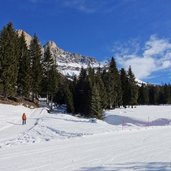 skipisten carezza und winterweg bei moseralm