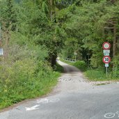 radweg westlich von welsberg eingang pragser tal