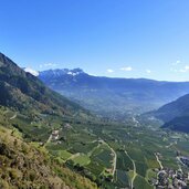 aussicht auf vertigen und in richtung algund meran