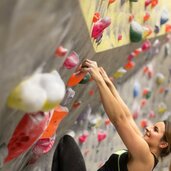 halle bouldern person