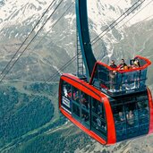 alpin arena schnals senales cabrio gletscherbahn sommer