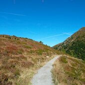 weg zum valler joechl oder valser joch
