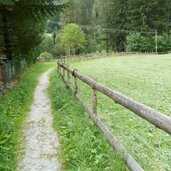 einstieg zur gilfenklamm bei stange