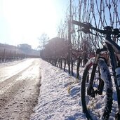 Girlan Lammweg Mountainbike Schnee