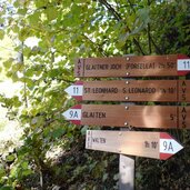 wegweiser weg a richtung glaiten