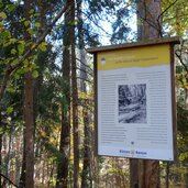 tafel auf kaisers spuren roemische strassen bei oberbozen