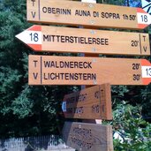 ritten wanderwege wegweiser wolfsgruben