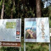 aldein infoschild geoparc bletterbach