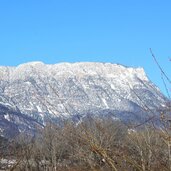 Kalterersee Winter Gantkofel Mendelkamm