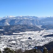 Kalterersee Winter Panorama Kaltern fr